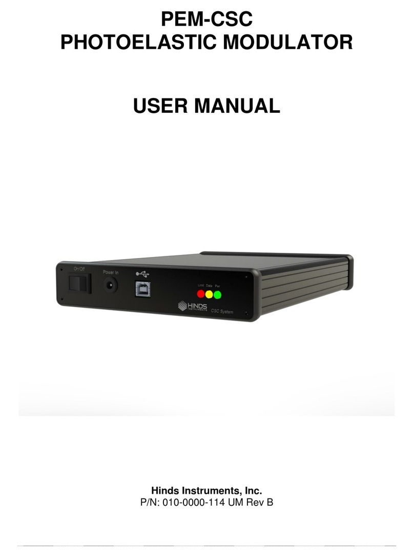 Hinds Instruments PEM-CSC user manual