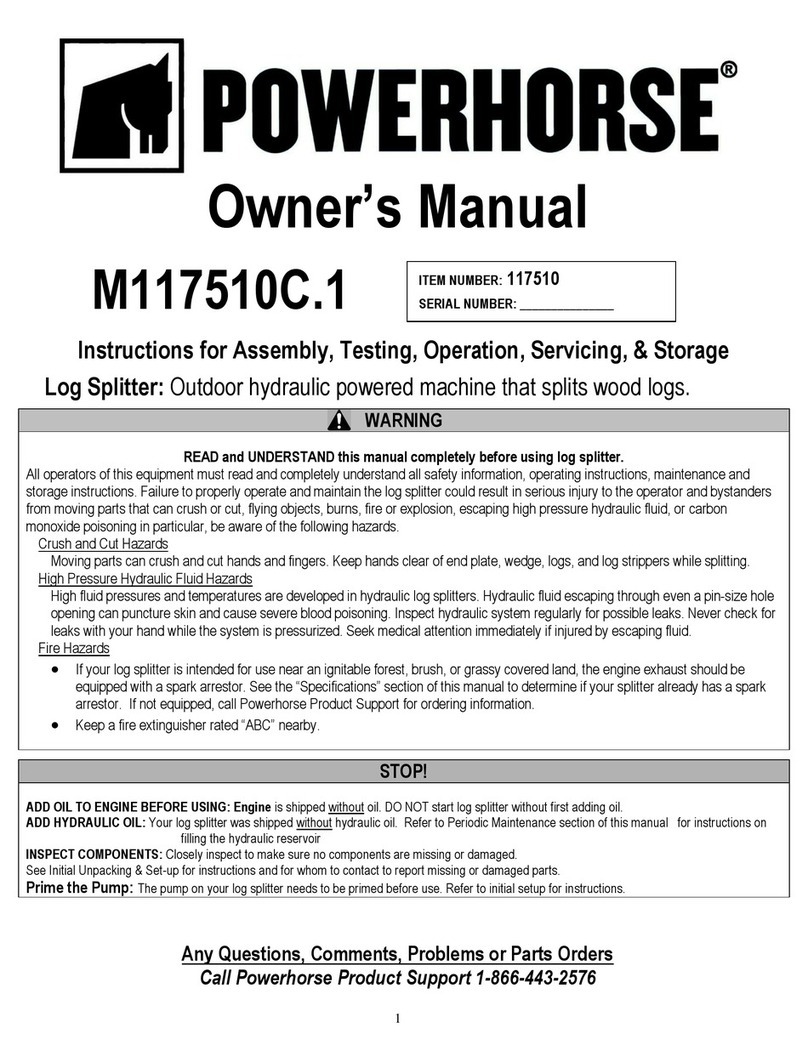 Powerhorse M117510C.1 owner's manual