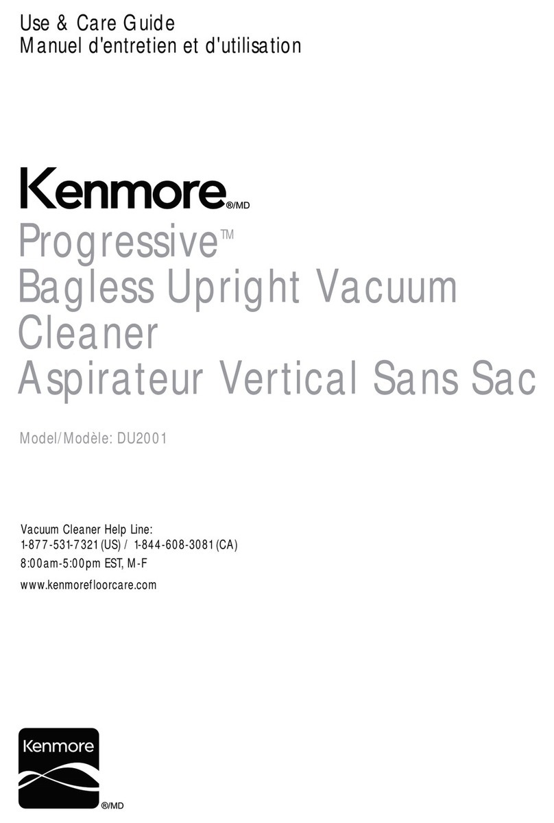 Kenmore Progressive DU2001 User manual