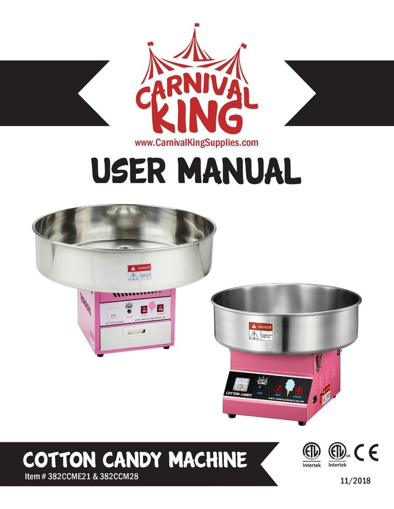 Carnival King 382CCME21 user manual