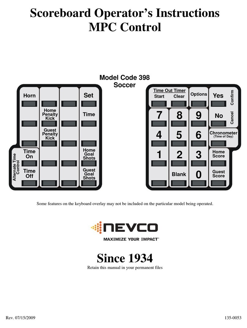 Nevco 398 Operator instructions Nevco 398 Operator instructions