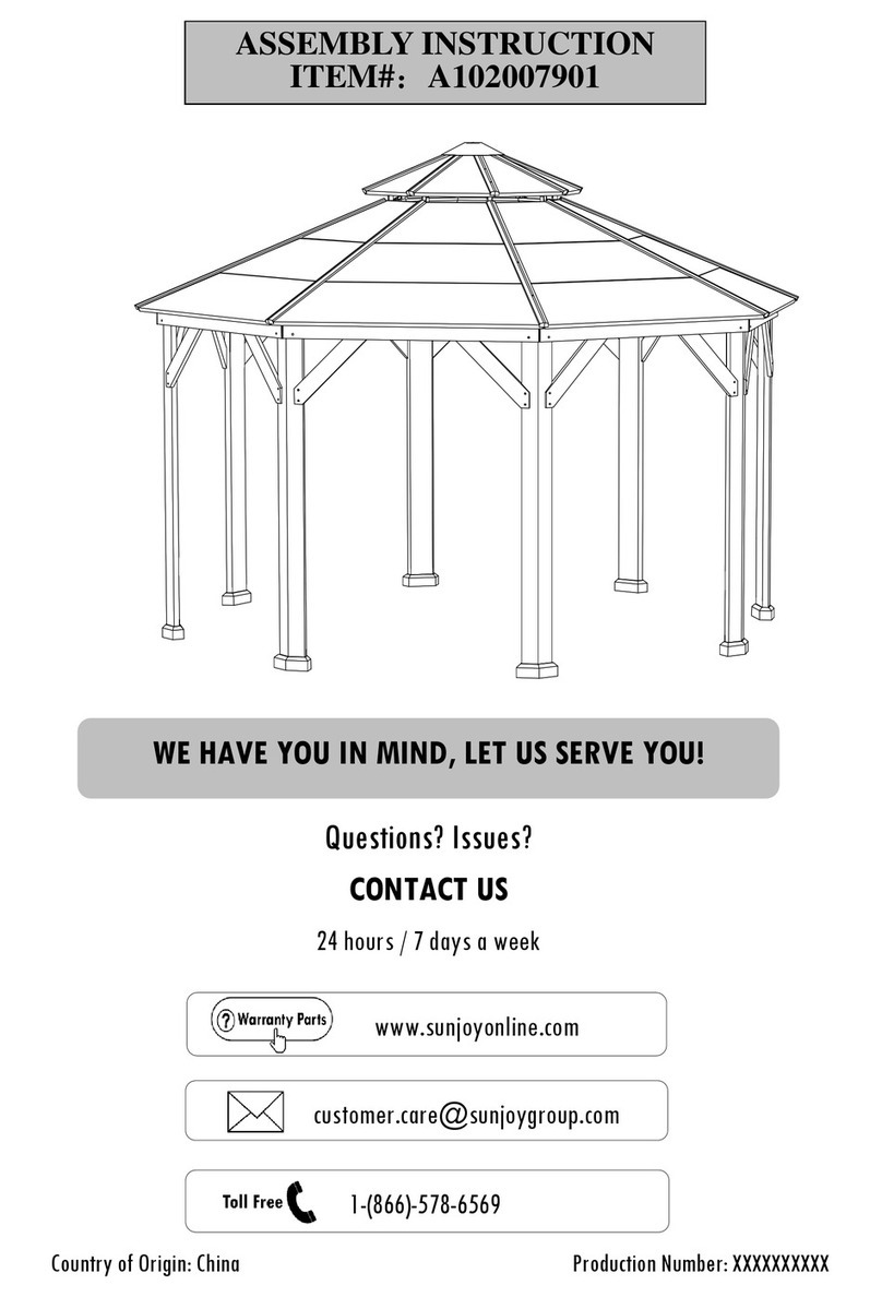 Sunjoy A102007901 User manual