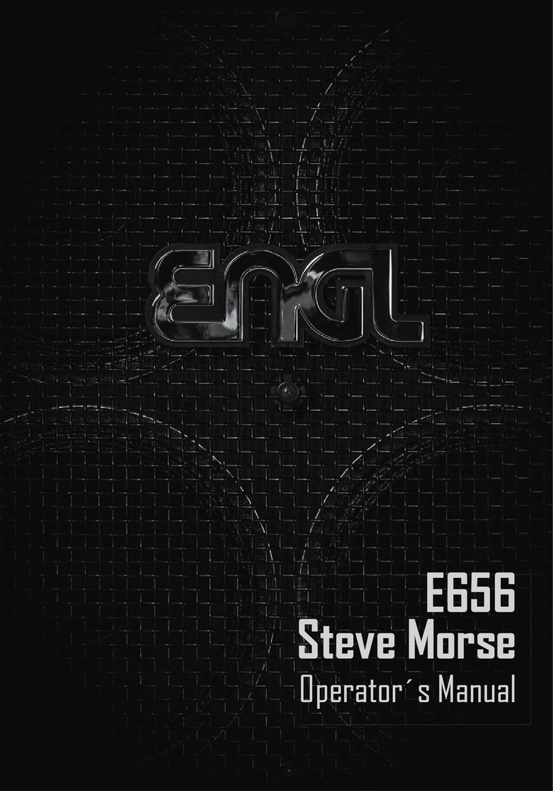 Engl Steve Morse E656 User manual
