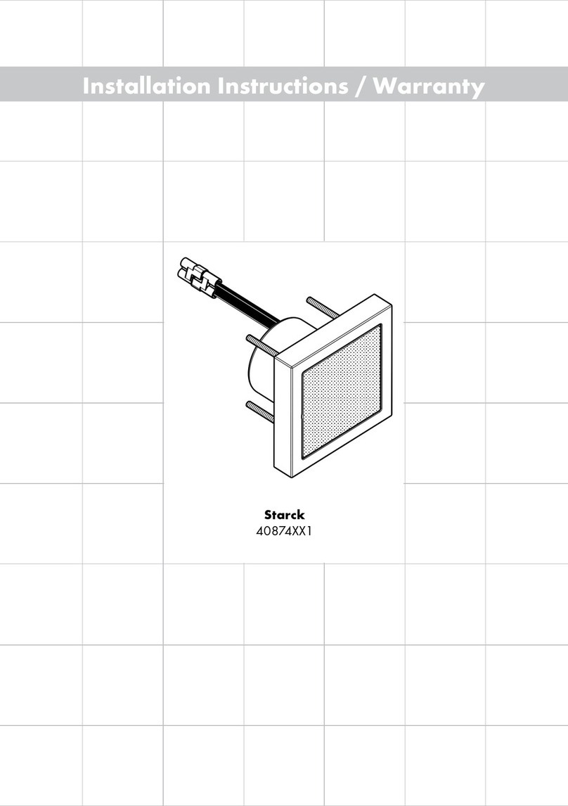 Axor Starck 40874 1 Series User manual