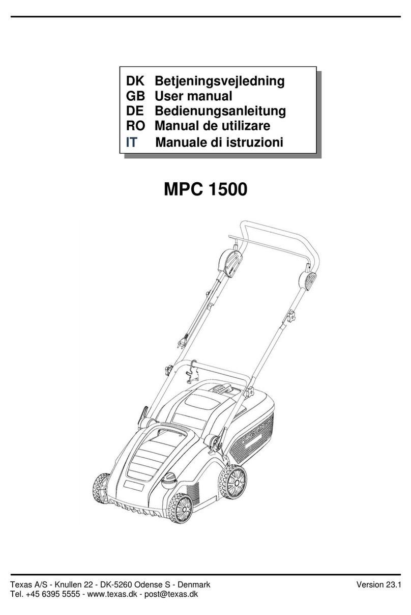 Texas Equipment MPC 1500 user manual