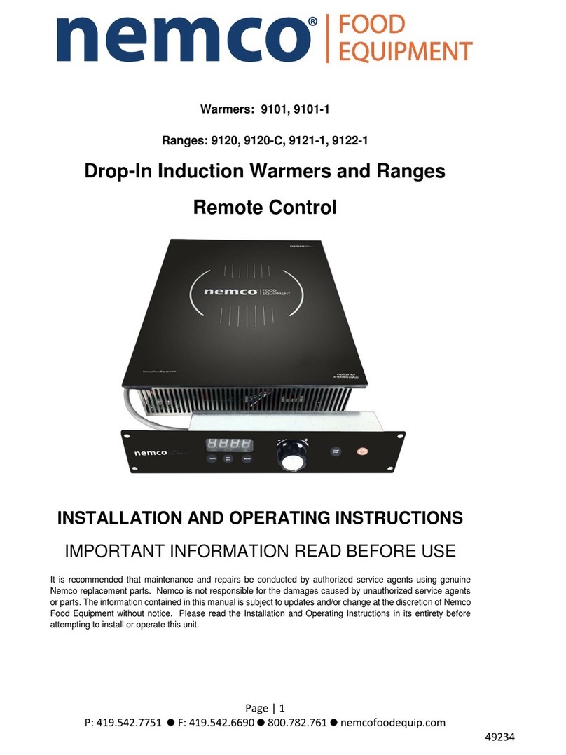 Nemco 9101 User manual