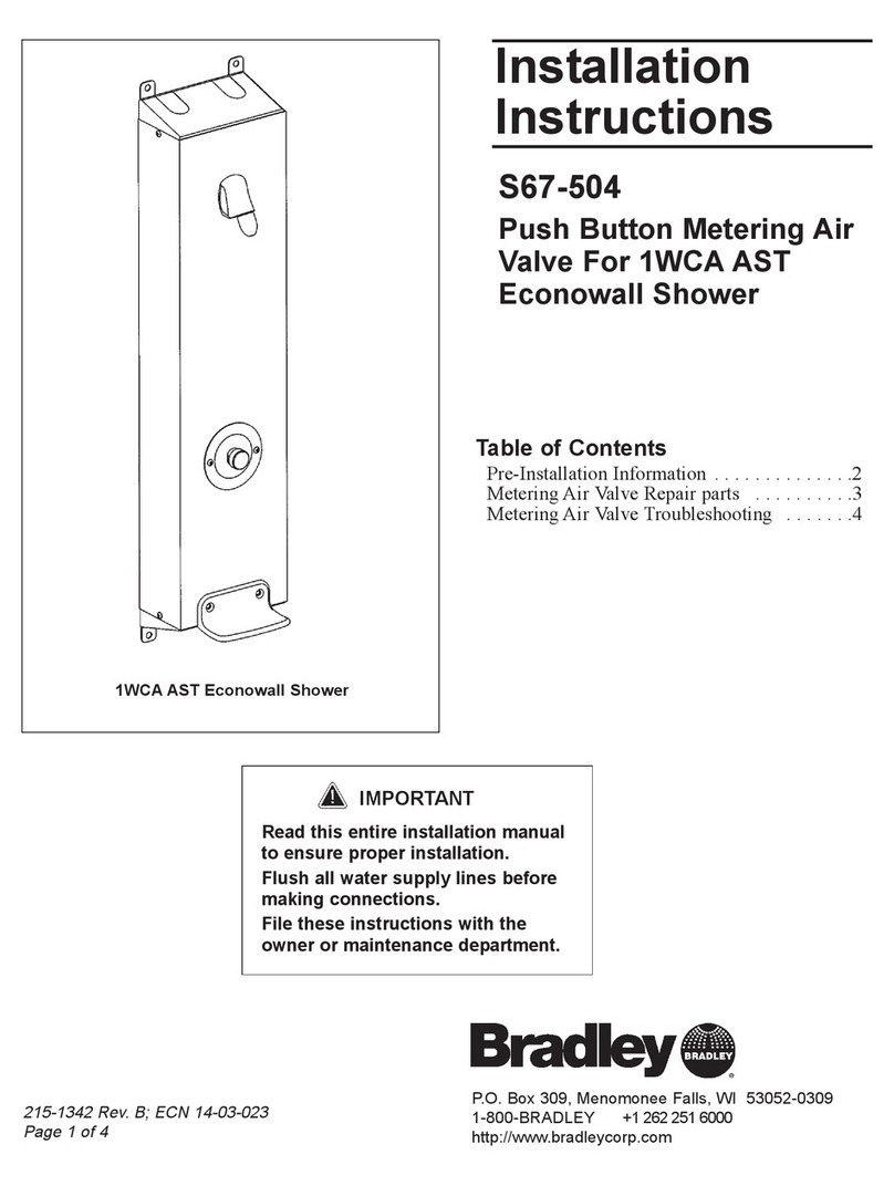 Bradley S67-504 User manual