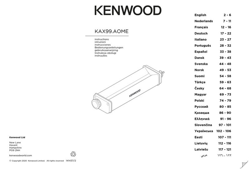 Kenwood KAX99.A0ME User manual