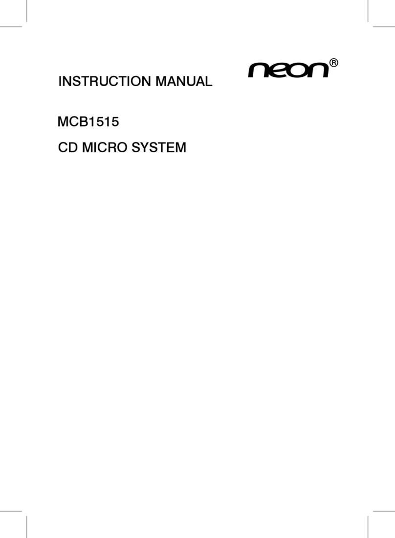 Neon MCB1515 instruction manual