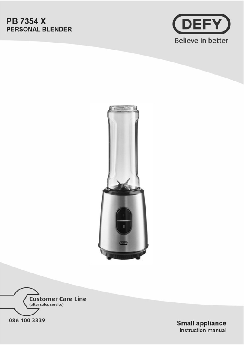 Defy PB 7354 X User manual