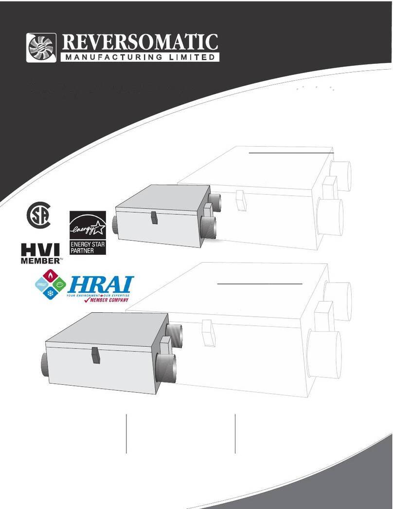 Reversomatic Maxum Series User manual