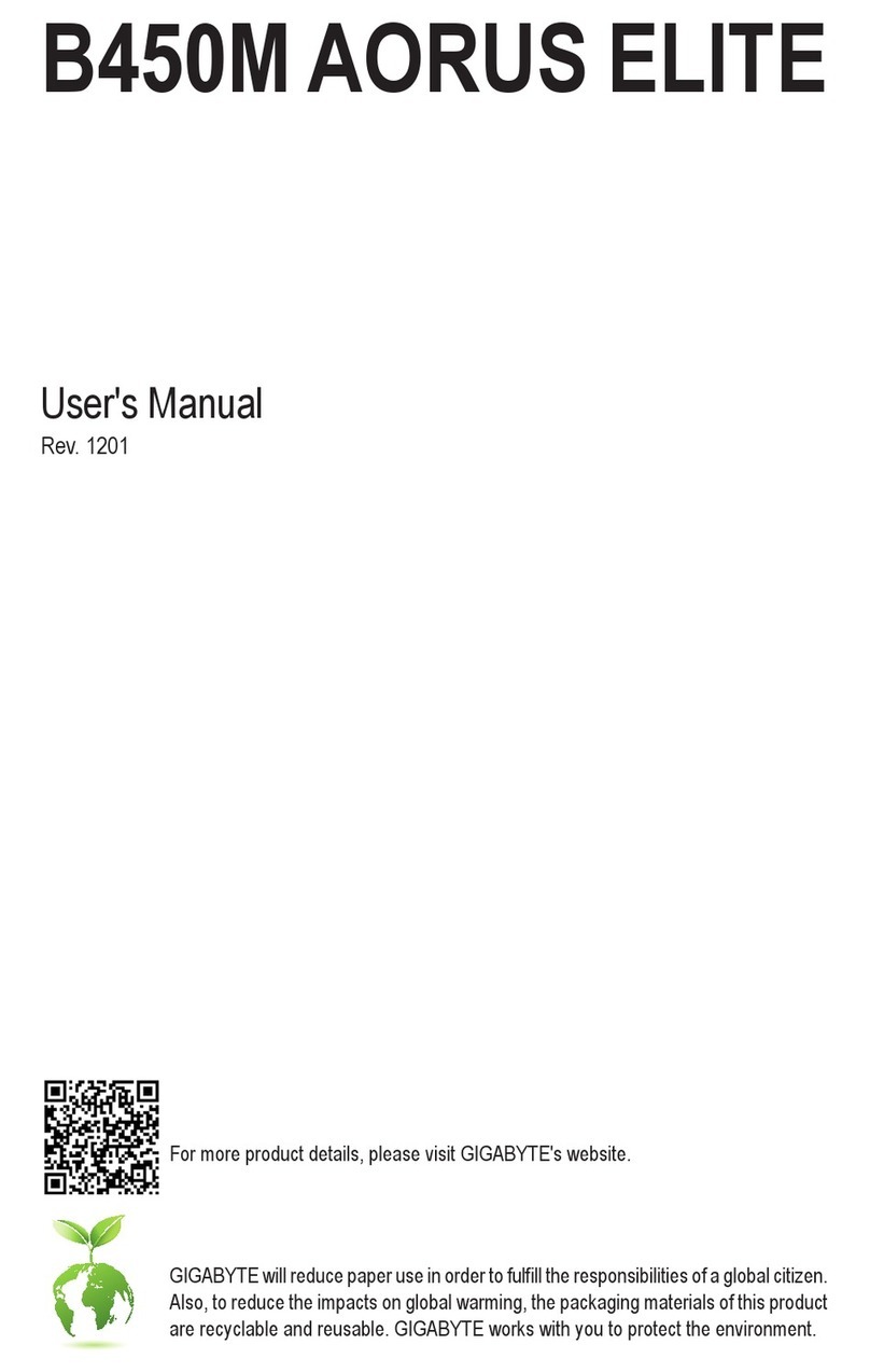 Gigabyte B450M AORUS ELITE user manual