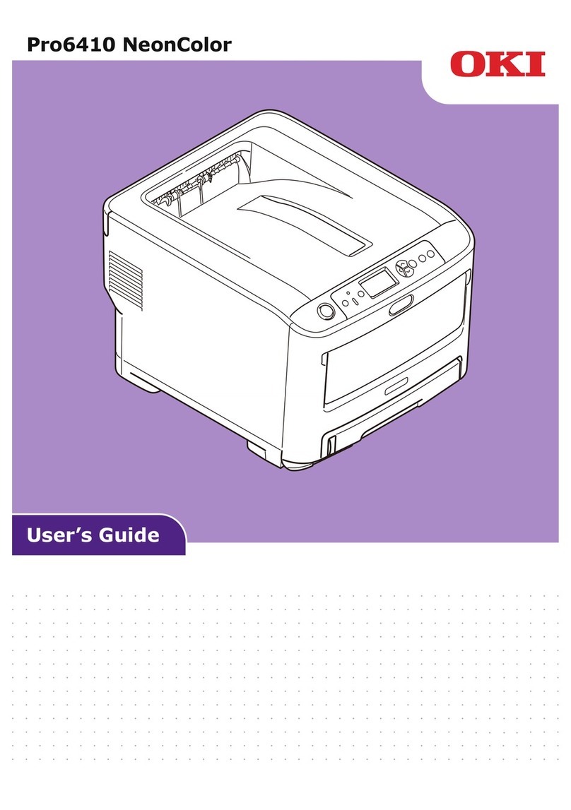 Oki NeonColor Pro6410 User manual Oki NeonColor Pro6410 User manual