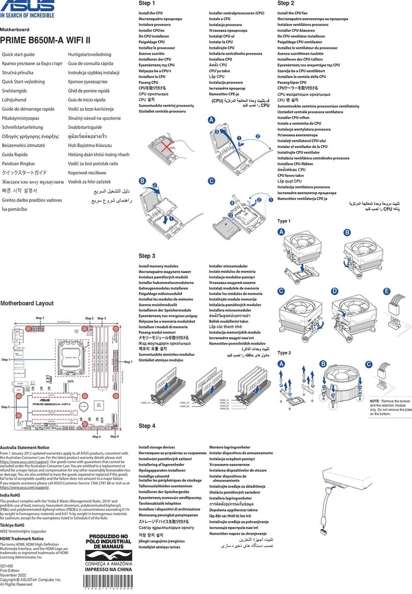 Asus PRIME B650M-A WIFI User manual