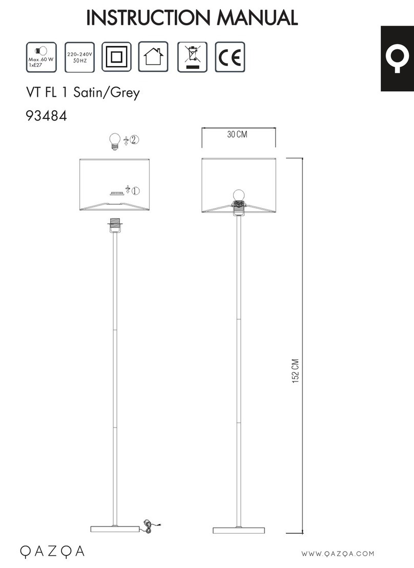 Qazqa VT FL 1 Satin User manual