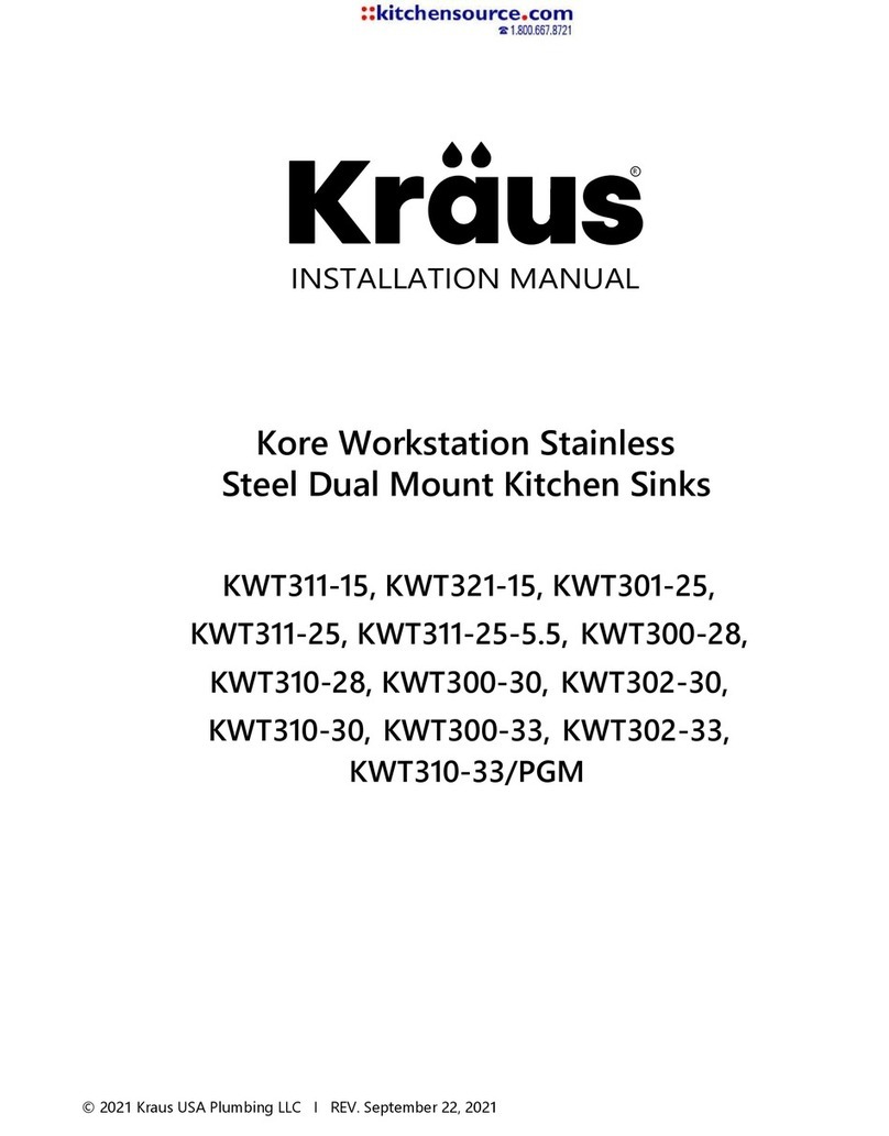 Kraus Kore KWT301-25 User manual