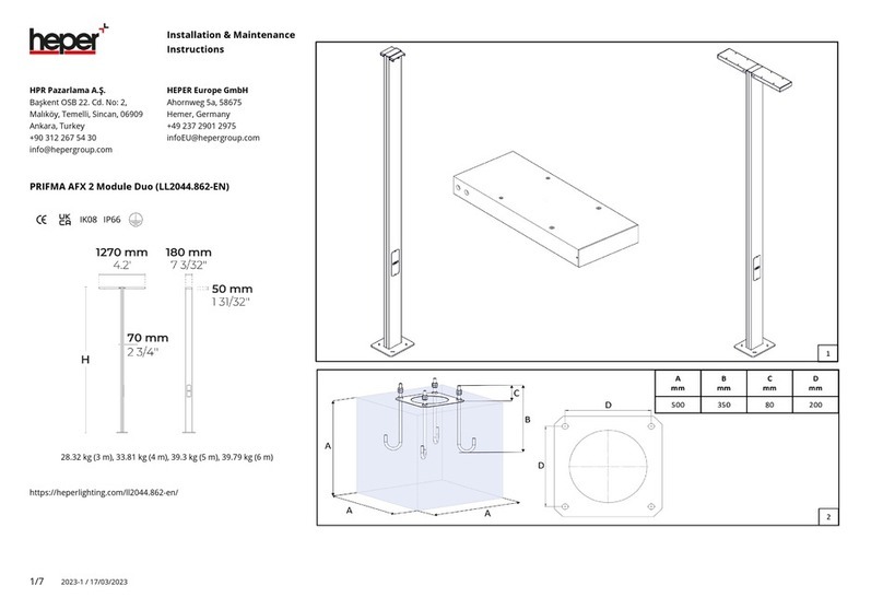 HEPER LL2044.862-EN Installation and operating instructions