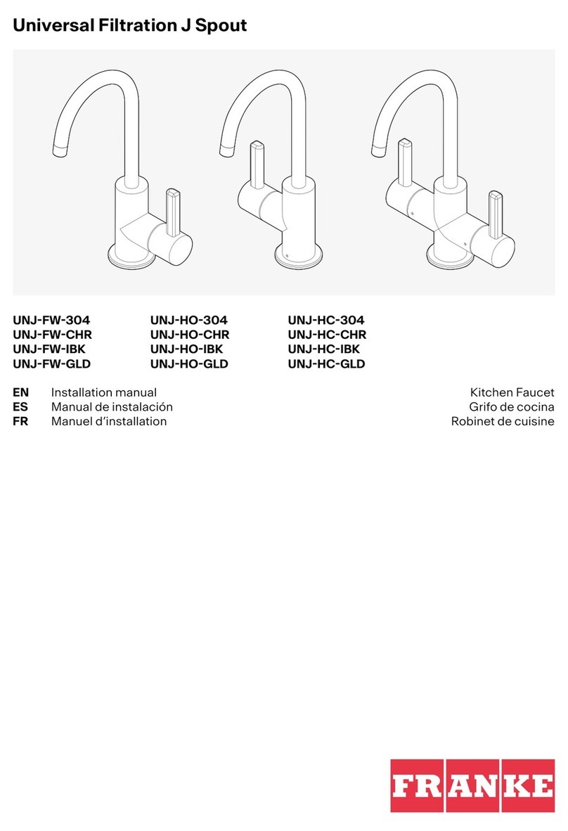Franke UNJ-FW-304 User manual