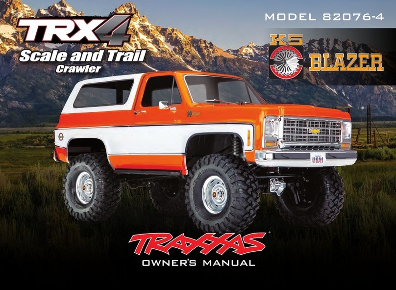 Traxxas K5 BLAZER TRX4 Scale and Trail Crawler User manual