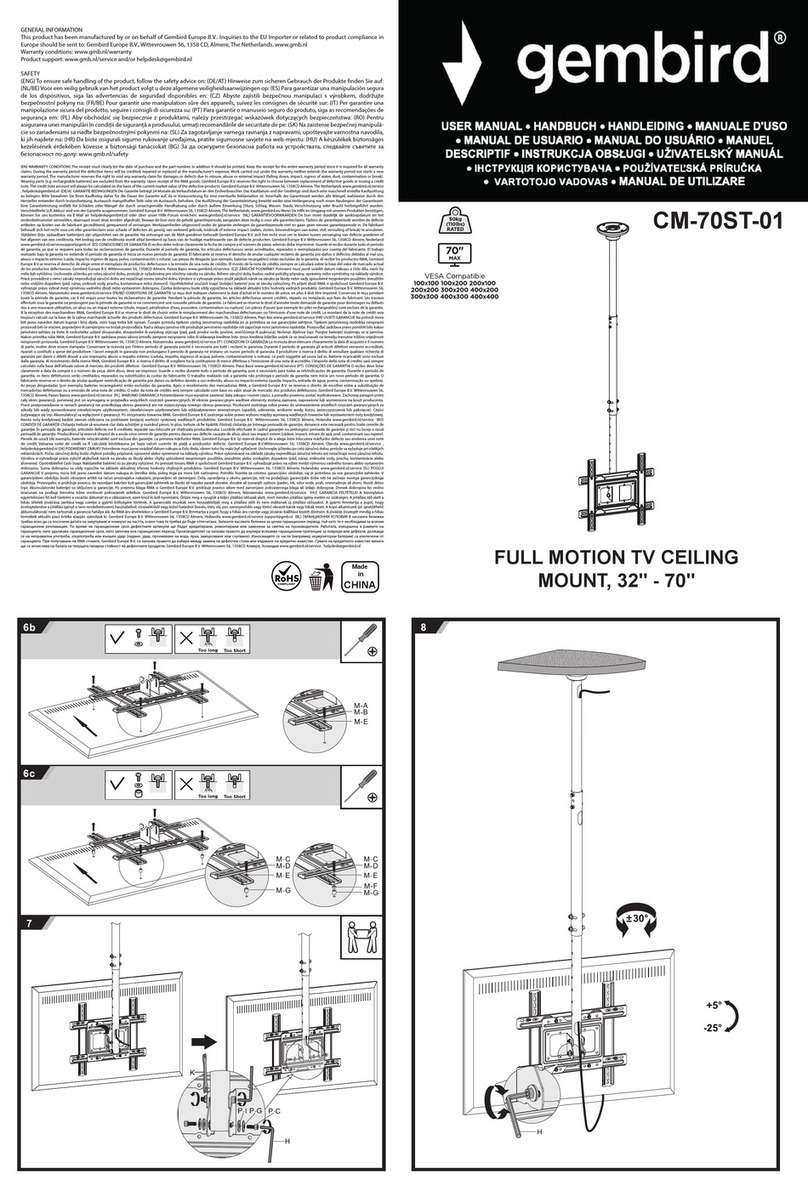 Gembird CM-70ST-01 User manual