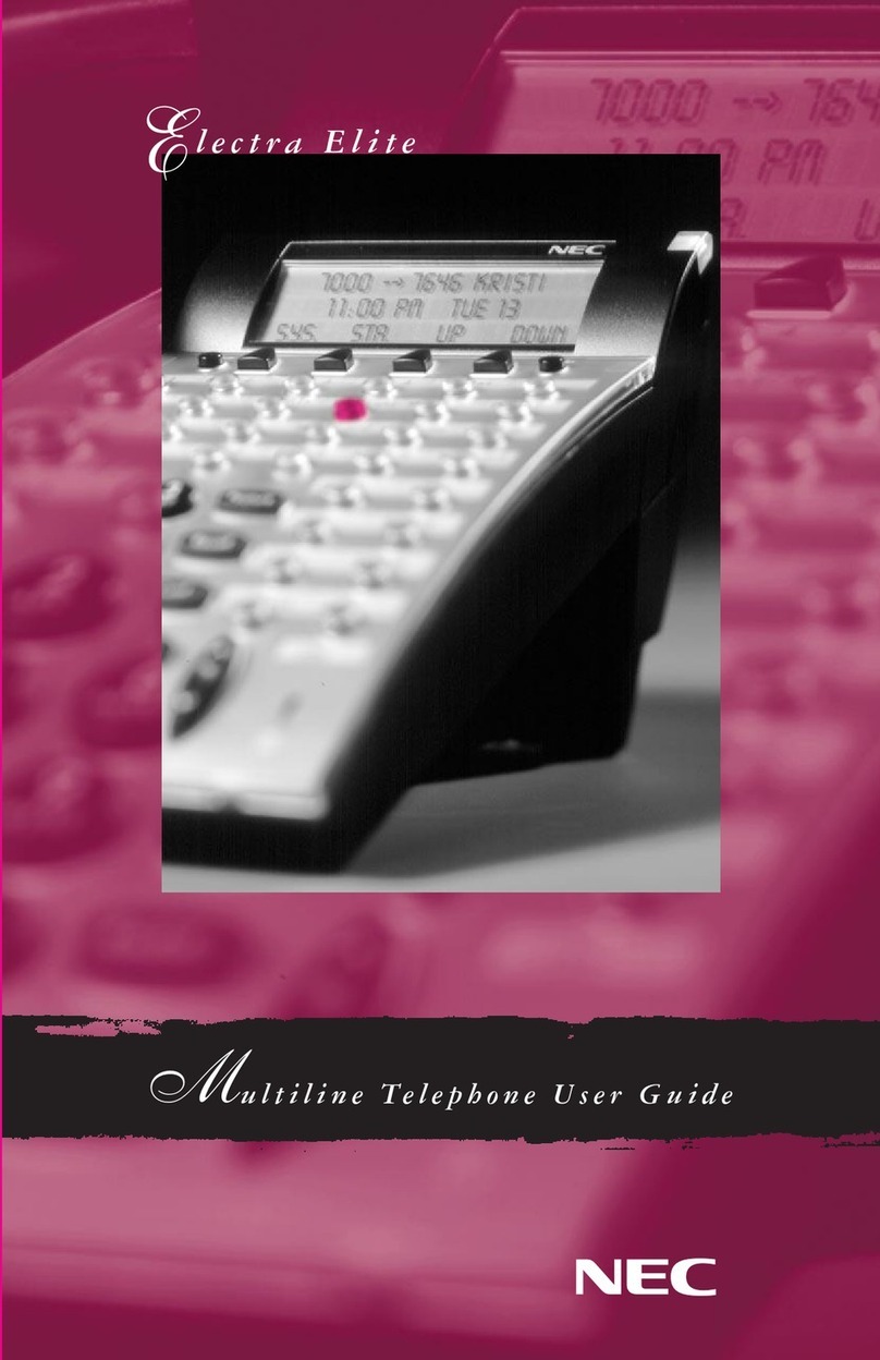 NEC DTU-32D-2 User manual
