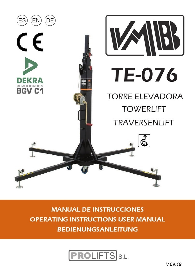 WMB TE-076 Operating instructions & user manual