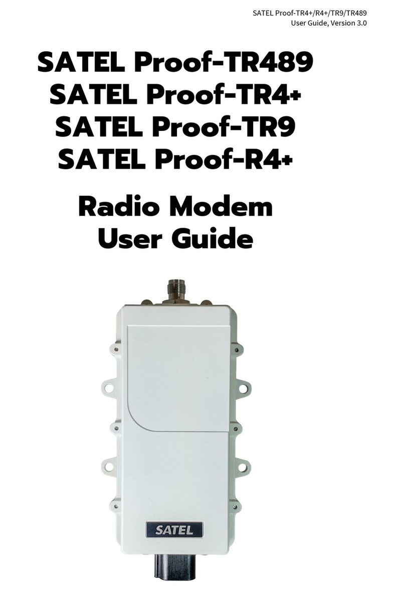 Satel Proof-TR489 User manual