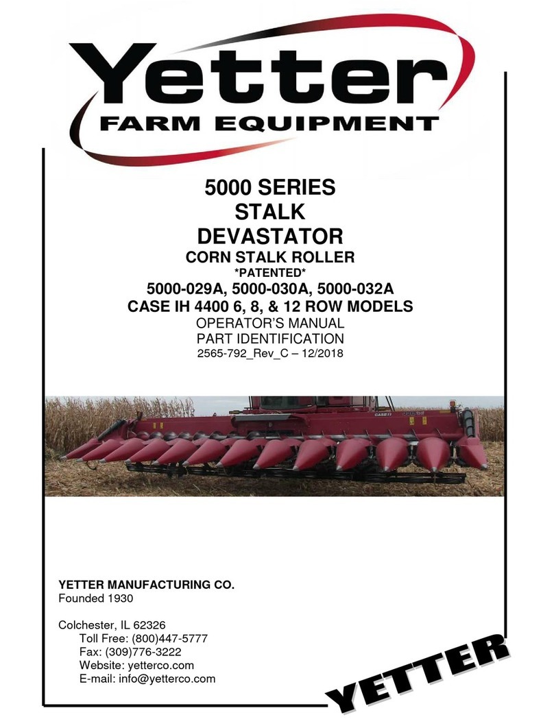 Yetter 500 Series User manual Yetter 500 Series User manual