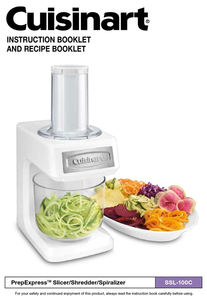 Cuisinart PrepExpress SSL-100C User manual