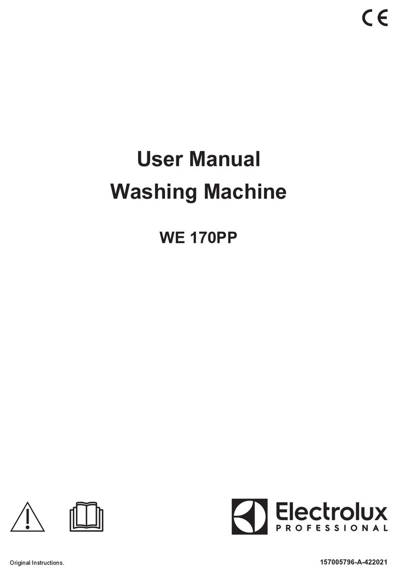 Electrolux Professional WE170PP User manual