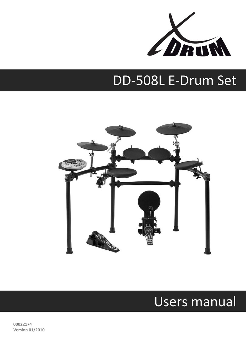 XDrum DD-508L User manual