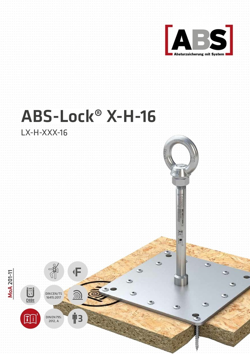 ABS ABS-Lock X-H-16-SR manual