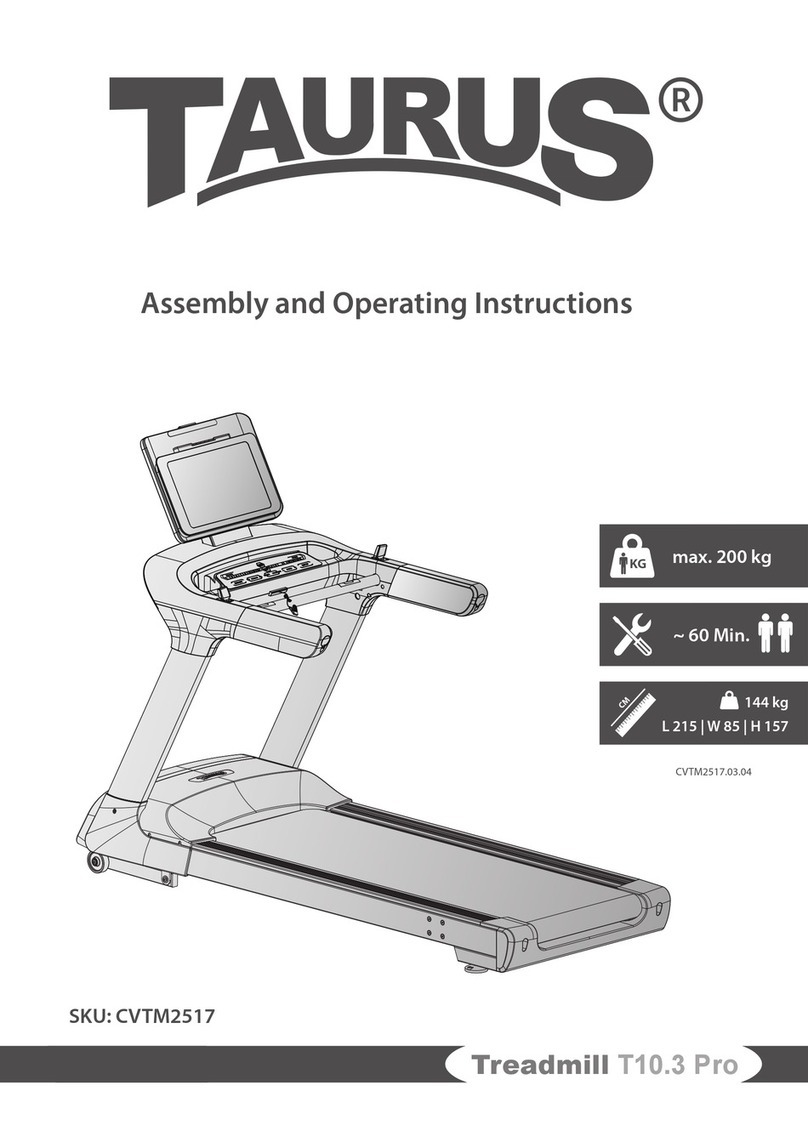 Taurus CVTM2517 Assembly and operating instructions