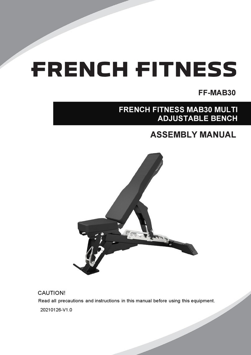FRENCH FITNESS MAB30 MULTI Assembly manual