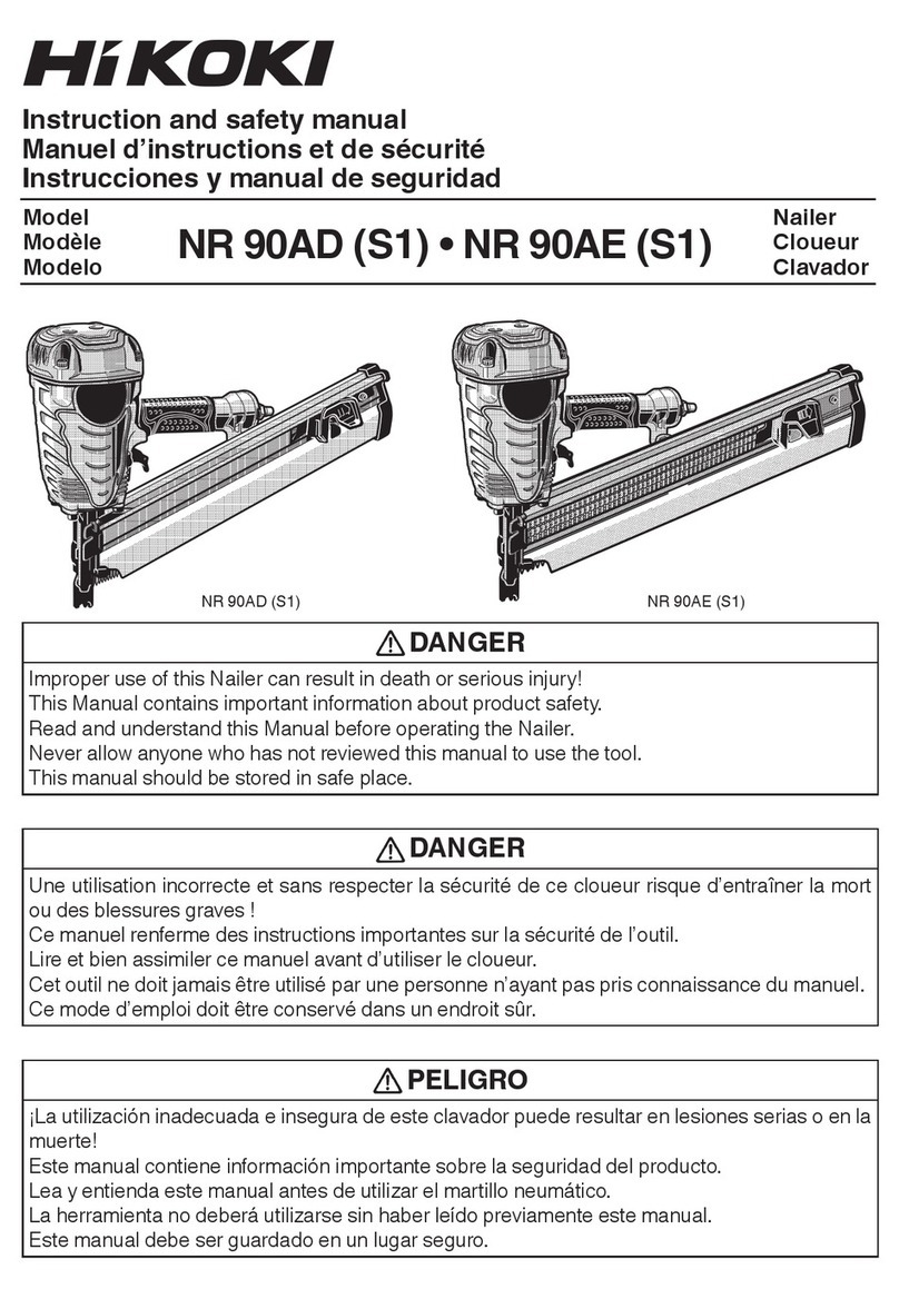 HIKOKI NR 90AD Instruction and safety manual