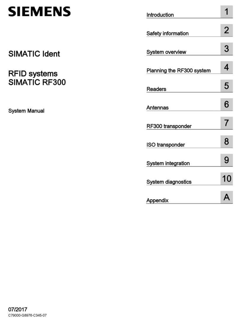 Siemens SIMATIC Ident RF340R02 User guide