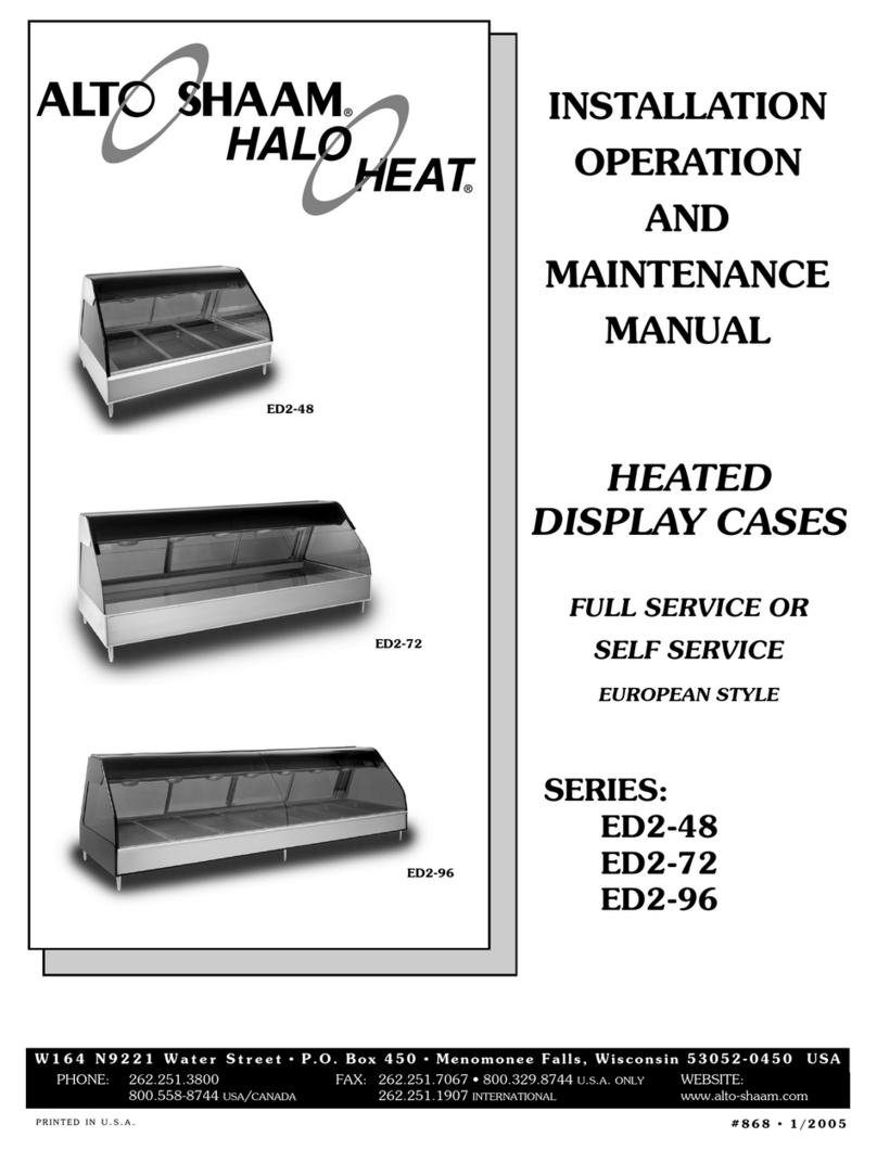 Alto-Shaam HALO HEAT ED2-48 User manual