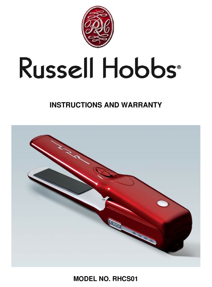 Russell Hobbs RHCS01 Instructions and warranty