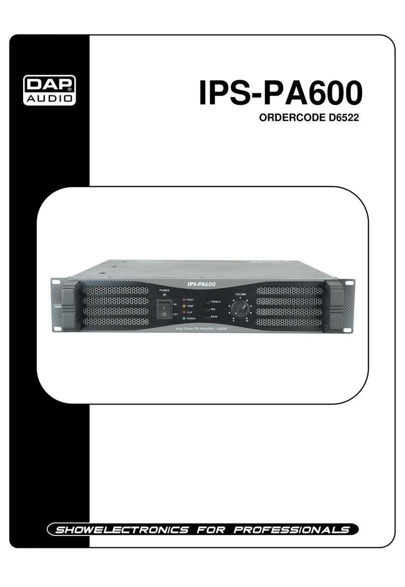 DAPAudio IPS-PA600 User manual