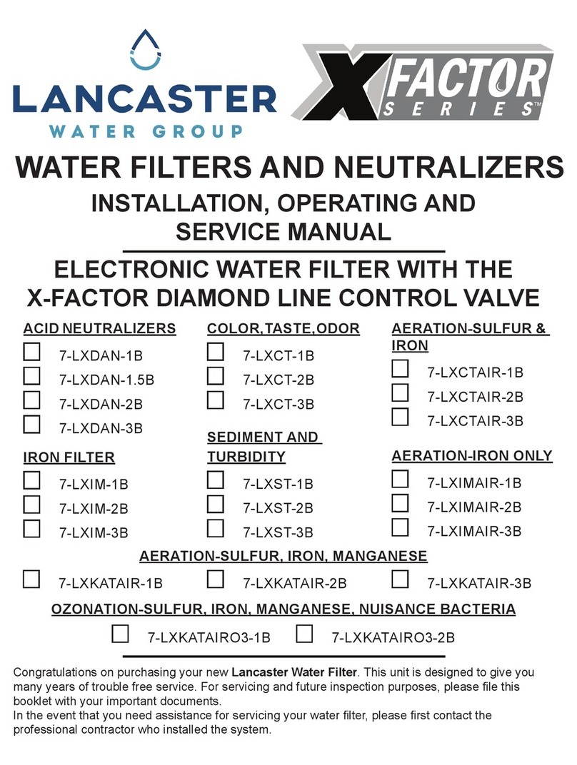 Lancaster 7-LXDAN-1B Installation, operating and service manual