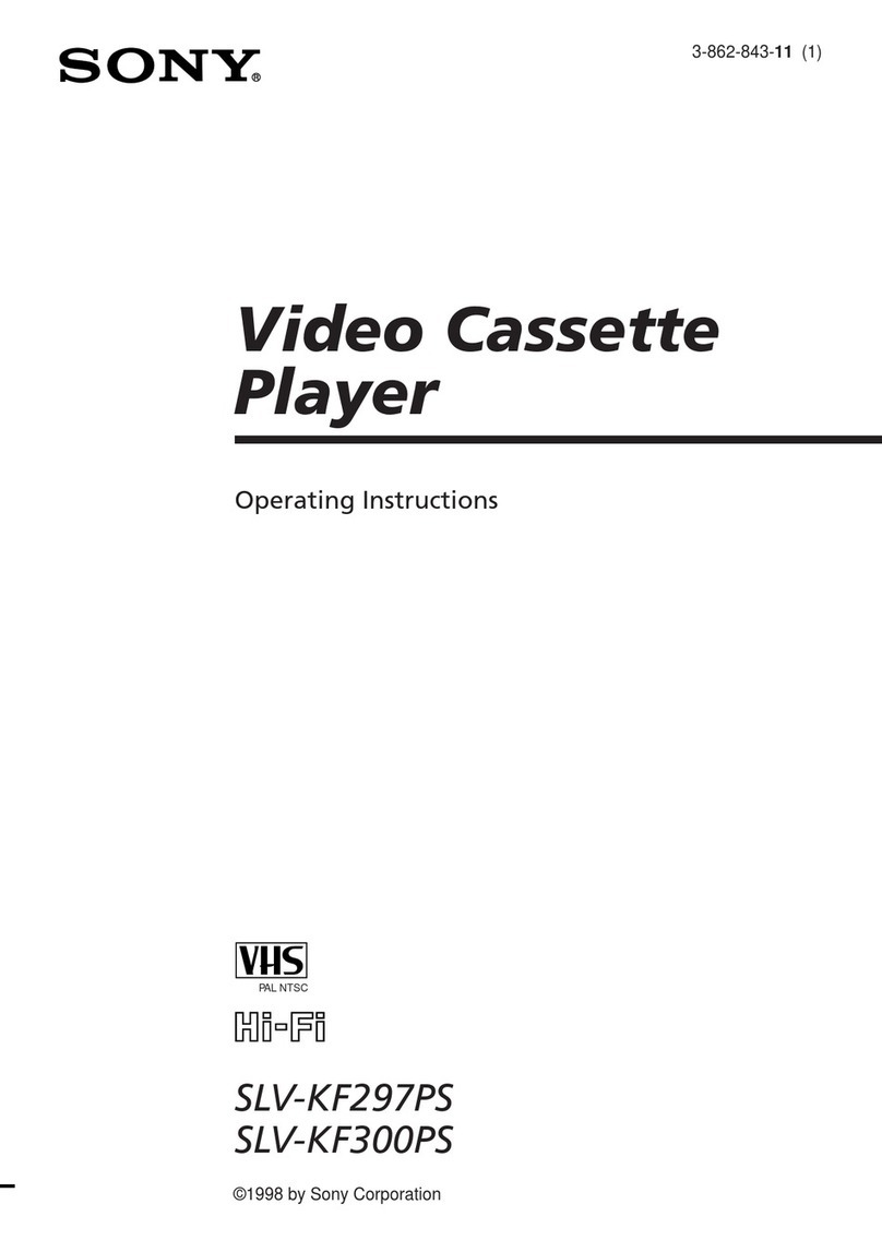 Sony SLV-KF297PS User manual