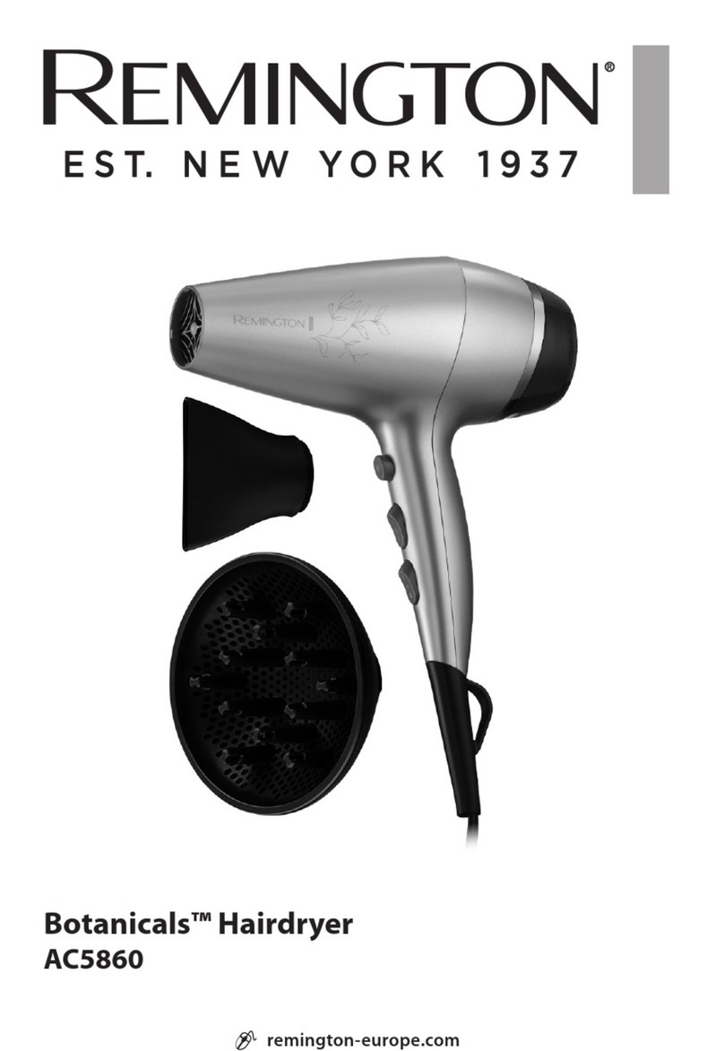 Remington Botanicals AC5860 User manual
