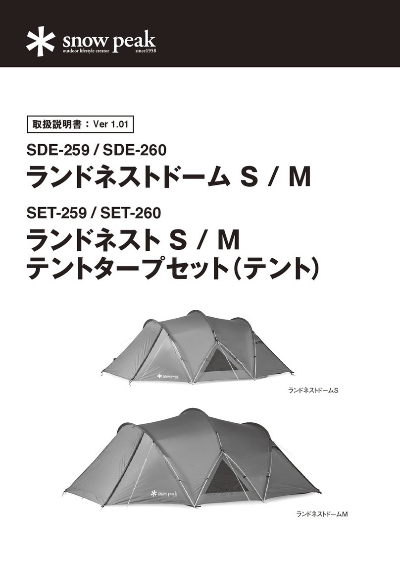 Snow Peak Land Nest Dome product manual