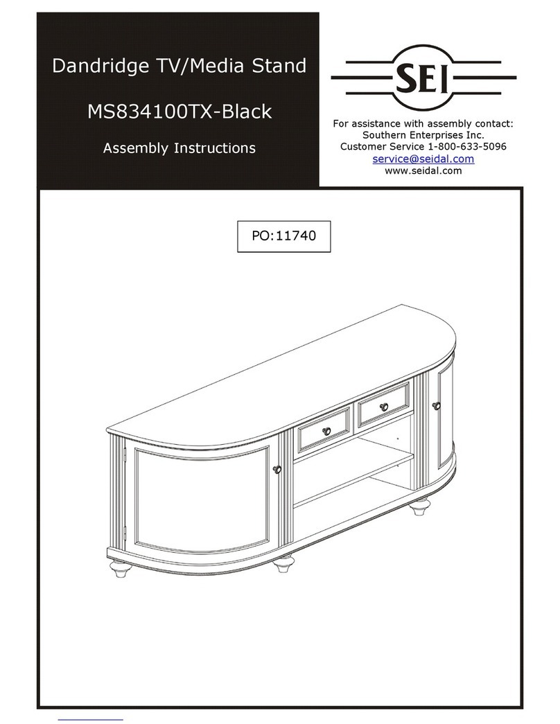 SEI Dandridge MS834100TX-Black Assembly instructions