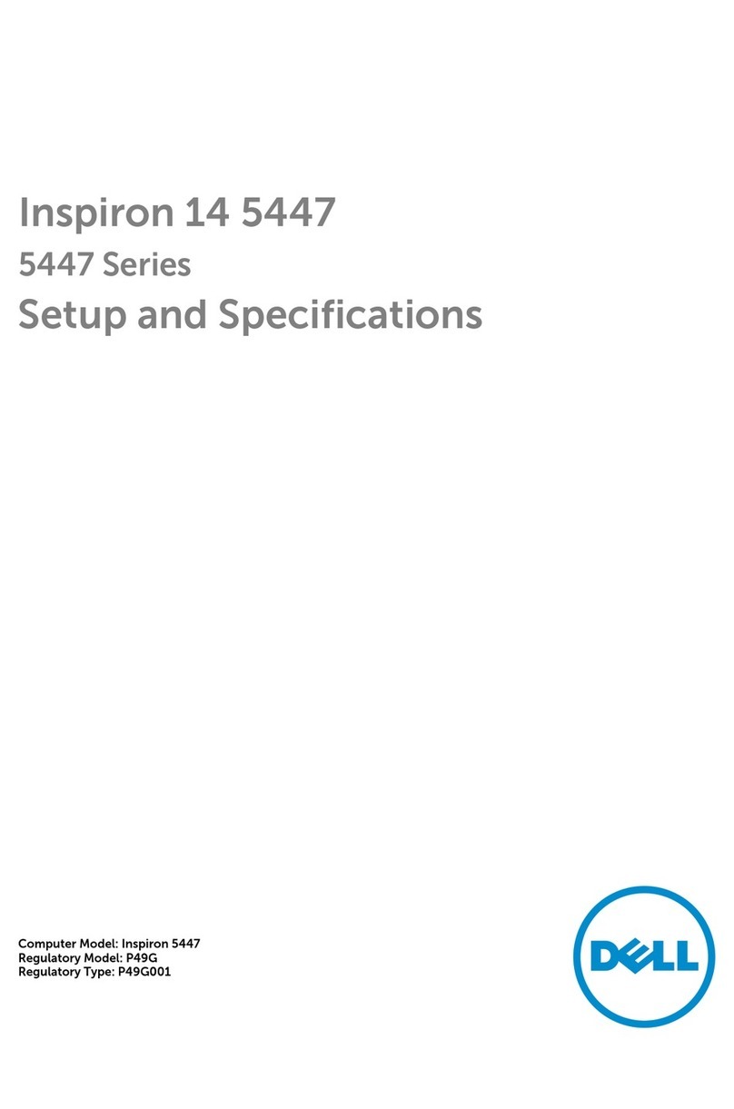Dell 5447 Series Setup and specifications