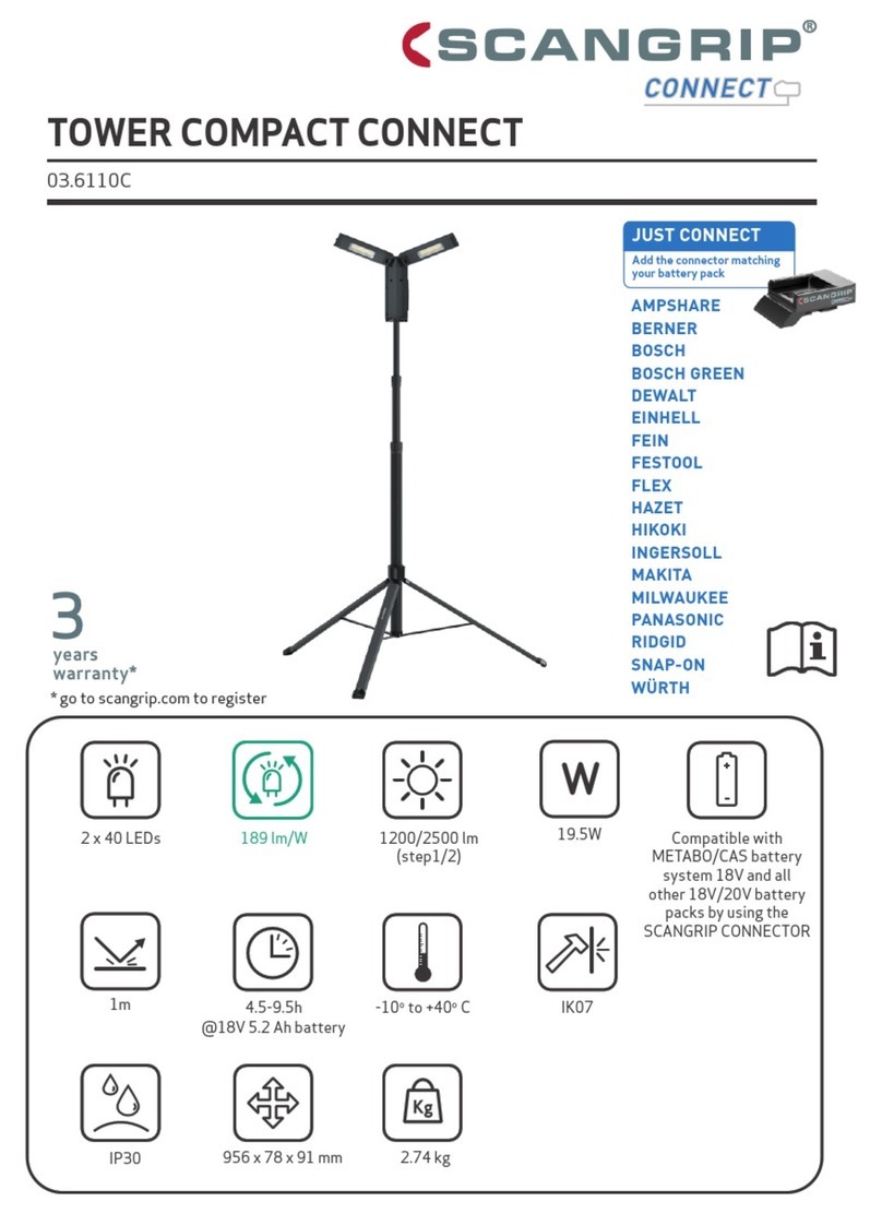 SCANGRIP TOWER COMPACT CONNECT User manual