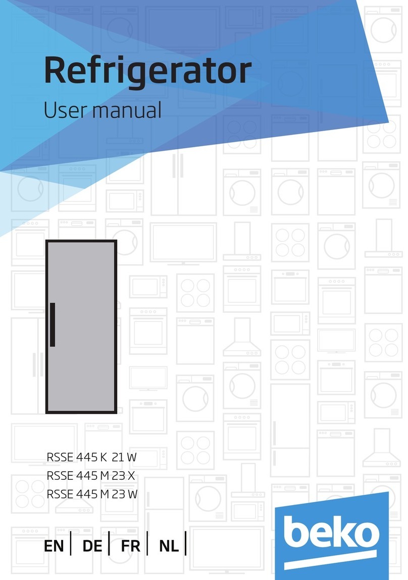 Beko RSSE 445 K 21 W User manual