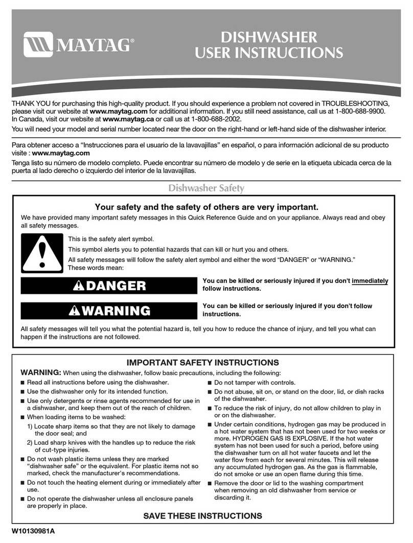 Maytag MDB4621AWS User manual