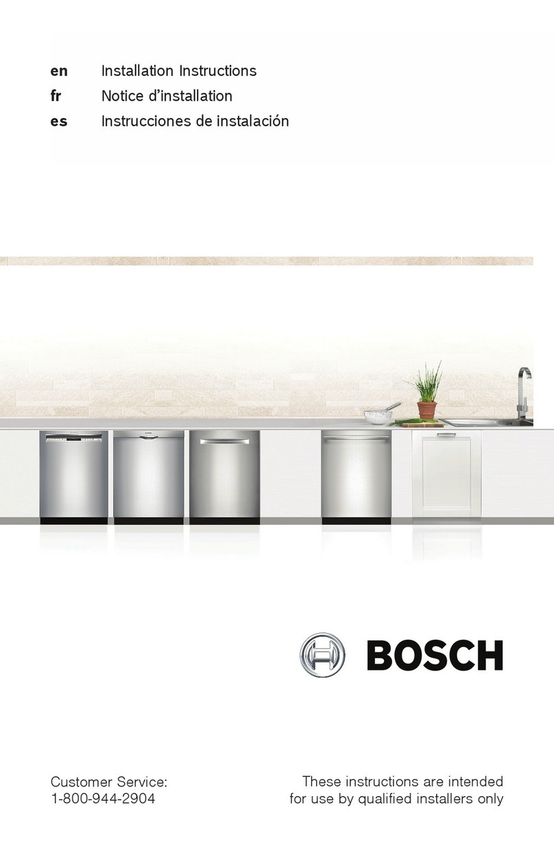 Bosch SHX78CM4 User manual