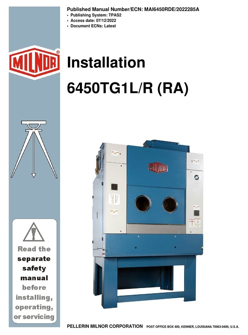 Milnor 6450TG1L/R Installation